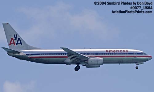 American Airlines B737-823 N927AN at the Air & Sea Show airliner aviation air show stock photo #0077