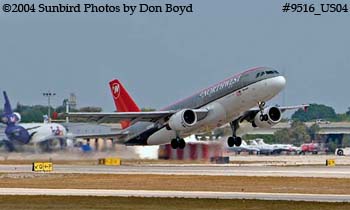 Northwest Airlines A320-212 N358NW airline aviation stock photo #9516_US04