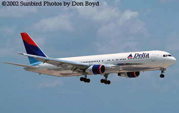 Delta Airlines B767-332 N126DL airline aviation stock photo