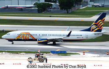ATA B737-83N N310TZ airliner aviation stock photo