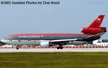 Northwest Airlines DC10-30 N232NW airline aviation stock photo