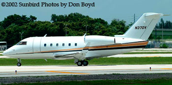 448 Alliance LLC's Canadair CL-600 Challenger N370V corporate aviation stock photo