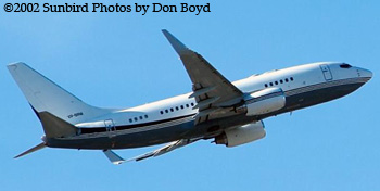 Boeing 737-75U (BBJ) VP-BRM corporate aviation stock photo