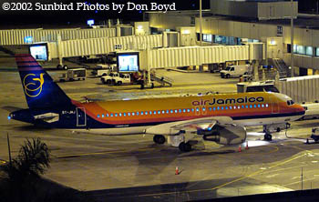 Air Jamaica A320-200 6Y-JMJ airliner aviation stock photo