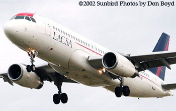 LACSA A320-232 N941LF airliner aviation stock photo