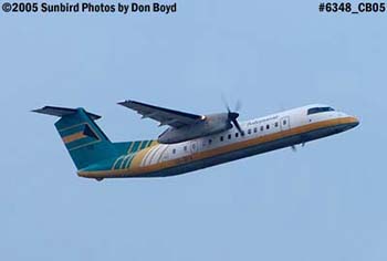 Bahamasair DHC-8 C6-BFG aviation airliner stock photo #6348