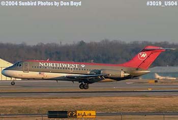 Northwest Airlines DC9-15 N9348 (ex Hughes Air West and Republic) aviation airline stock photo #3019