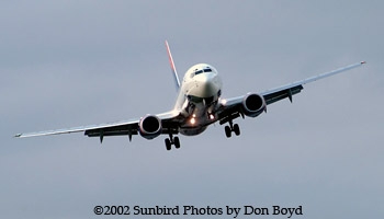 Delta Airlines B737-832 airline aviation stock photo