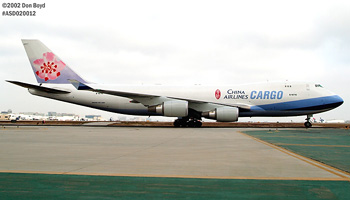 China Airlines B747-409F/SCD B-18710 airliner aviation stock photo