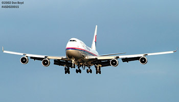 Malaysian Airlines System B747-4HG 9M-MPL airliner aviation stock photo