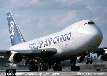 2000 - Polar Air Cargo B747-132(F)SCD N856FT cargo airline aviation stock photo #US0004