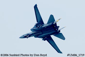 The final flight ever for USN F-14D Grumman Tomcat 164342 Felix 100 military aviation stock photo #UM06_1719