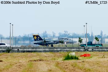 The final flight ever for USN F-14D Grumman Tomcat 164342 Felix 100 military aviation stock photo #UM06_1725