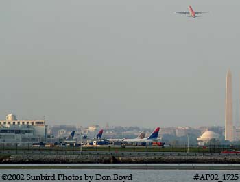 View from the south of Ronald Reagan Washington National Airport aviation stock photo #AP02_1725