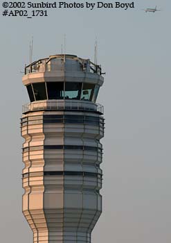 FAA Air Traffic Control Tower at Ronald Reagan Washington National Airport aviation stock photo #AP02_1731