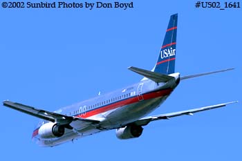 US Airways B737-4B7 N780AU airline aviaton stock photo #US02_1641