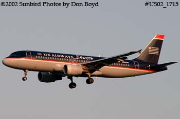 US Airways Shuttle A320-214 N104UW airline aviation stock photo #US02_1715