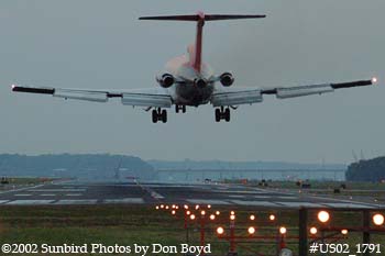 Northwest Airlines B727-200 airline aviation stock photo #US02_1791