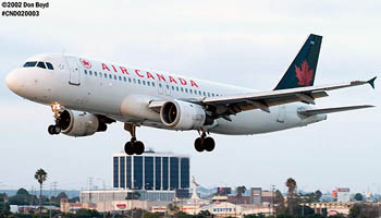 Air Canada A320-211 C-FTJQ airliner aviation stock photo