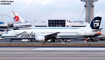 Alaska B737-990 N303AS airline aviation stock photo