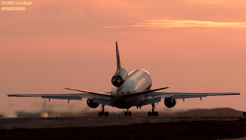 Hawaiian Airlines DC10-30 N140AA (ex N81NA) sunset aviation stock photo