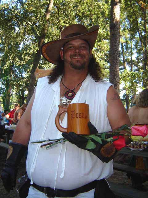 The Bosun of the Motleigh is buying himself roses again.