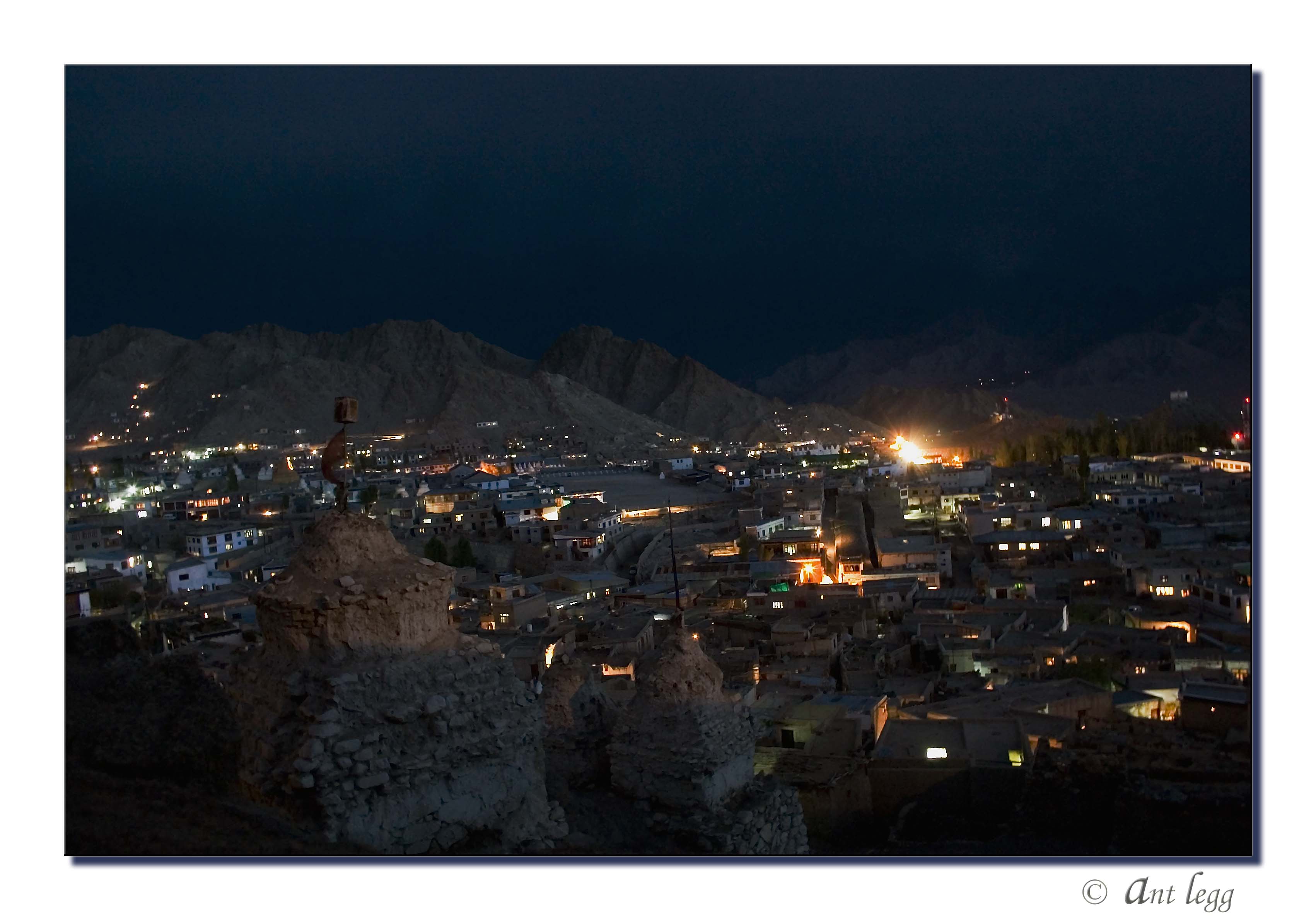 Leh in the evening