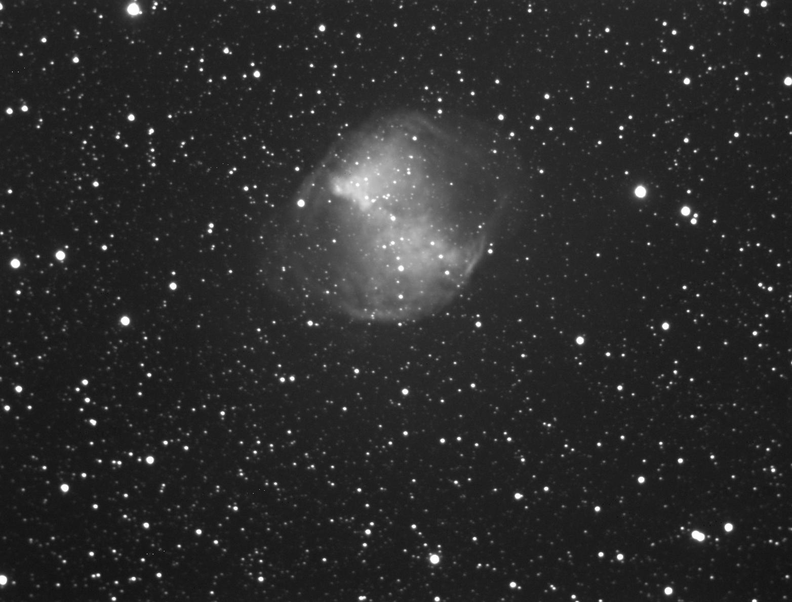 M27 - The Dumbbell Nebula (my first 10 minute subs)