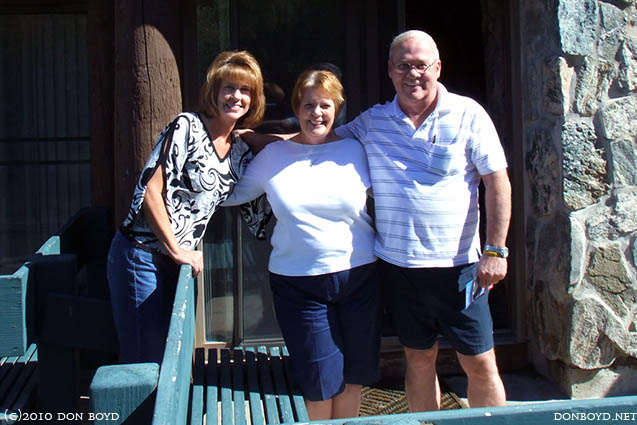 September 2010 - our sister-in-law Kathy Criswell, Karen and Don at the East Canyon Resort condos in Utah for Lisas wedding