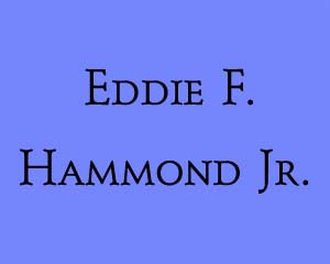 In Memoriam - Eddie Hammond