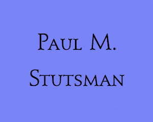 In Memoriam - Paul Stutsman