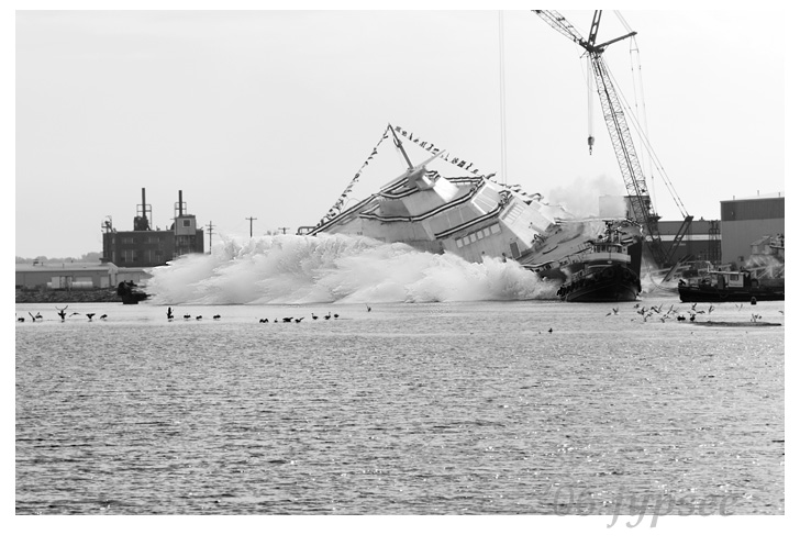 launch of the USS Freedom, the US Navys first Littoral Combat Ship