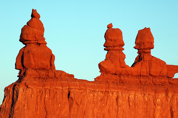 Three sisters basking in the glow.