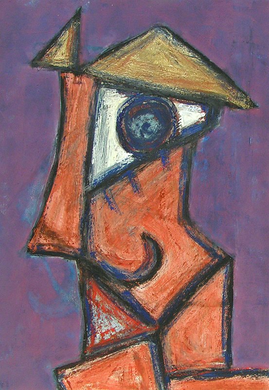 cavaliere con elmo cartone 70-100 acrilico.JPG