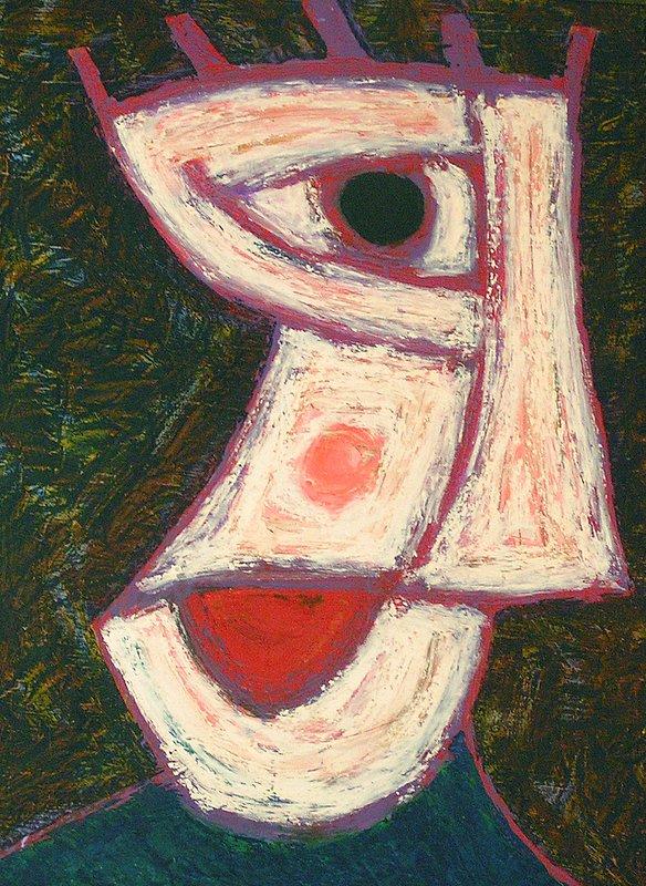 volto bianco cartone 50-70 tec. mista.JPG