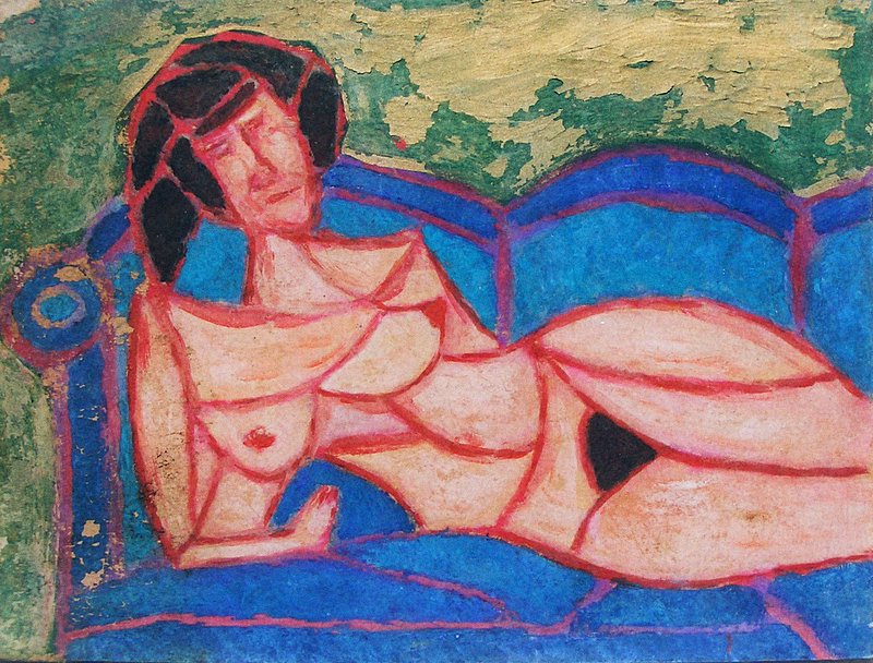 Nude-12x14-panel-mixed media-1978.JPG