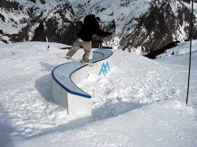 Surf : Le S  Artouste, ralisation de Fabrice Pelegrin
