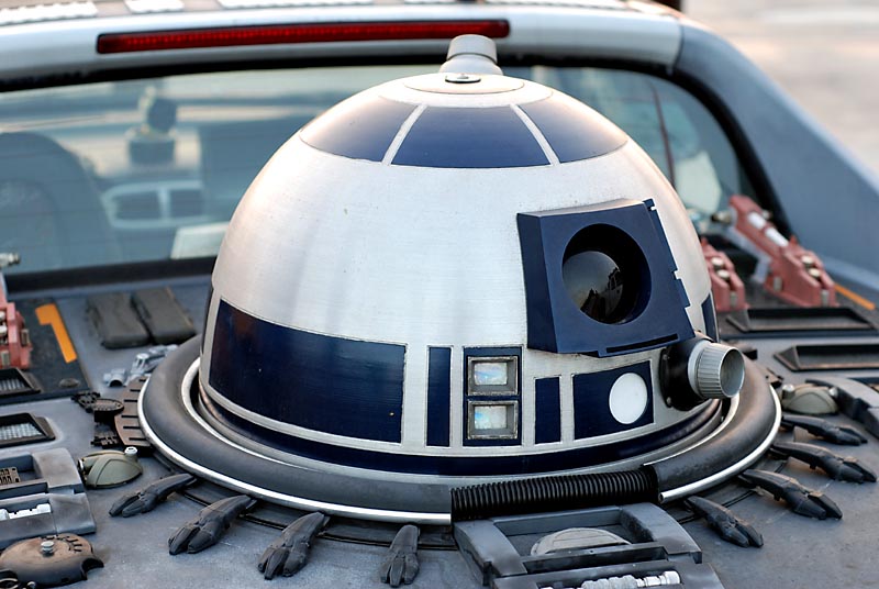 Noticed in the parking lot - is that R2D2?