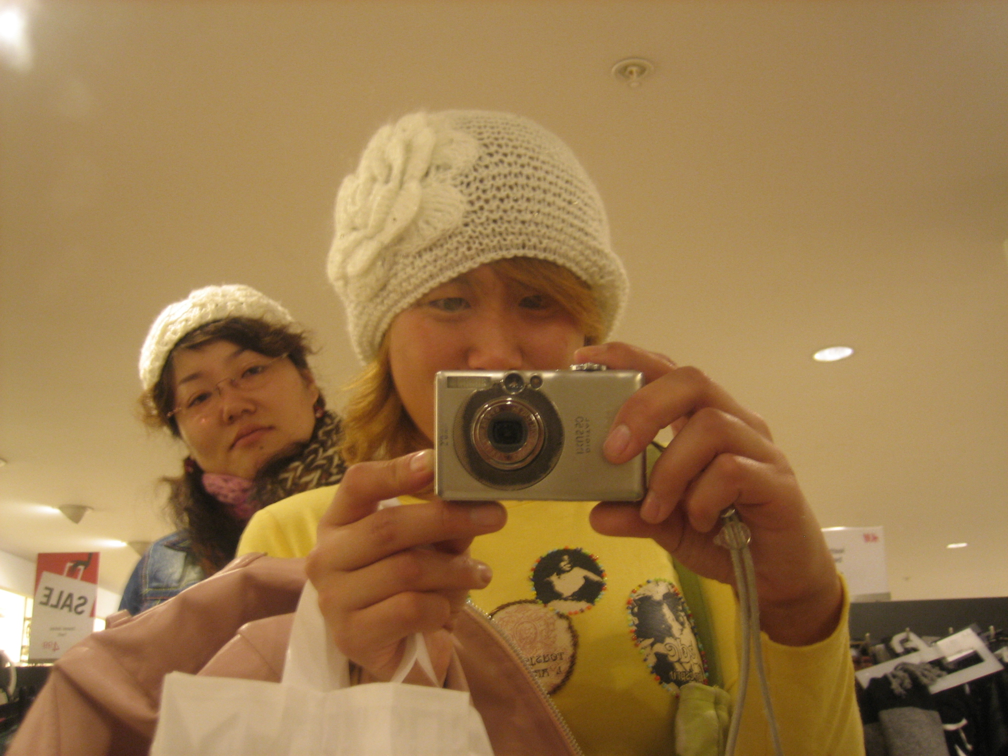 Back, dear friends , wow, it is cold ..see , new hat, cheers :) 