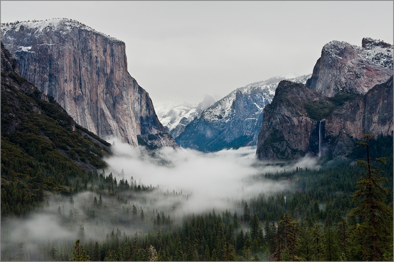Storm over Yosemite Valley