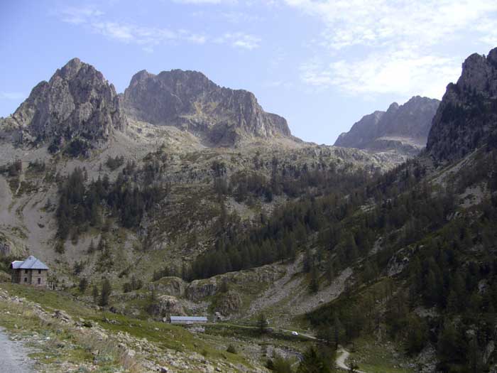 in the mountains