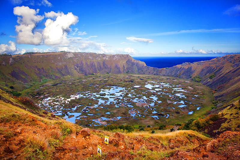 Rano Kau - Extinct Volcano