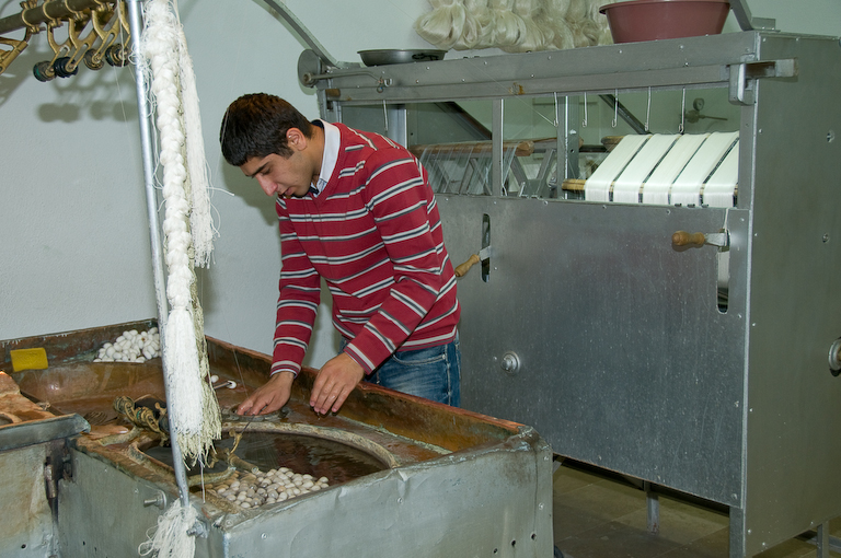 Fabrique de tapis turques.