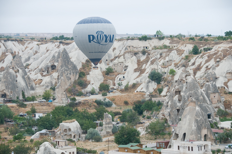 Envolée en montgolfière en Cappadoce.