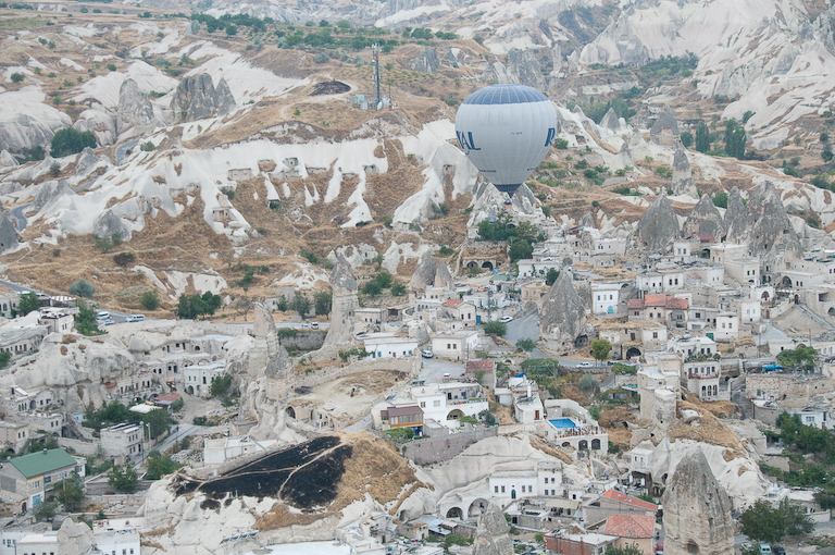 Envolée en montgolfière en Cappadoce.