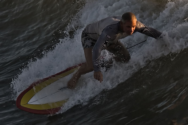 Surfing at Sunup