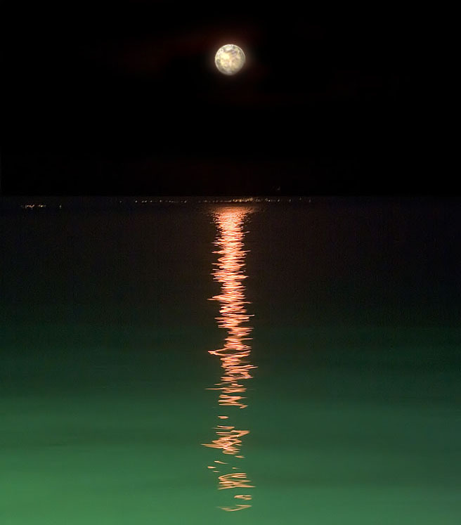 Moonlight over Greece