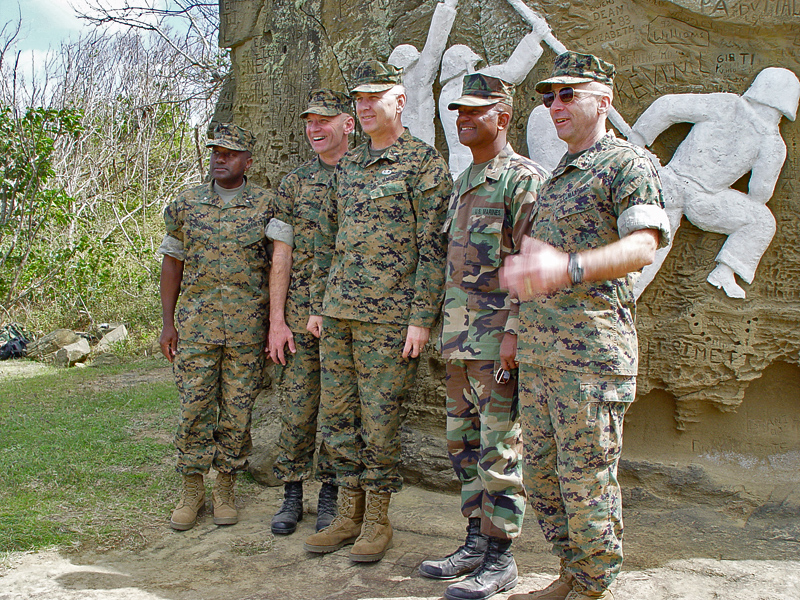 Four generals and a colonel