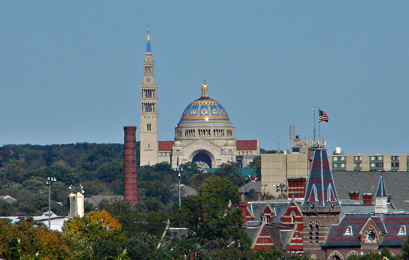National Shrine of the Immaculate Conception from Capitol Hill
