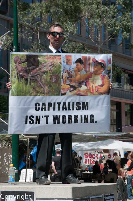 Occupy Melbourne protestor, October 2011